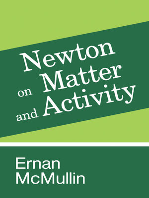 cover image of Newton on Matter and Activity